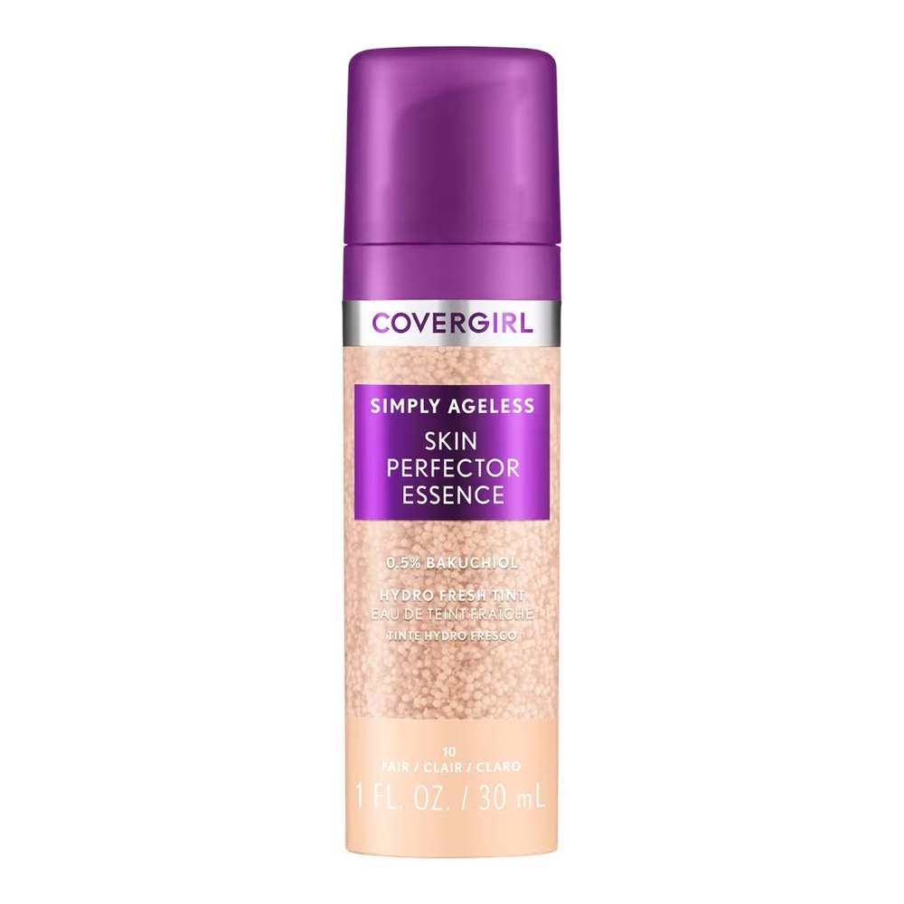 CoverGirl Simply Ageless Skin Perfector Essence Foundation - 20 Light, NEW